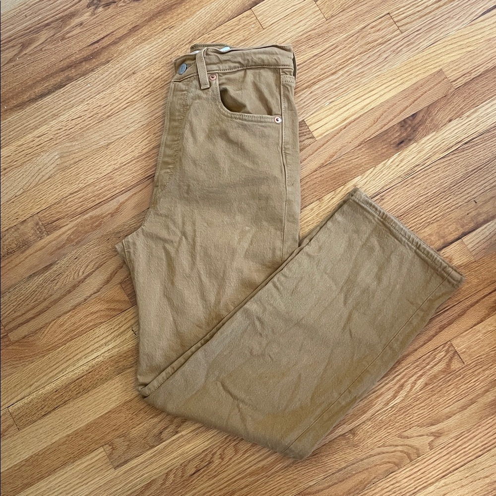 Levi's Women’s ribcage straight Khaki pants